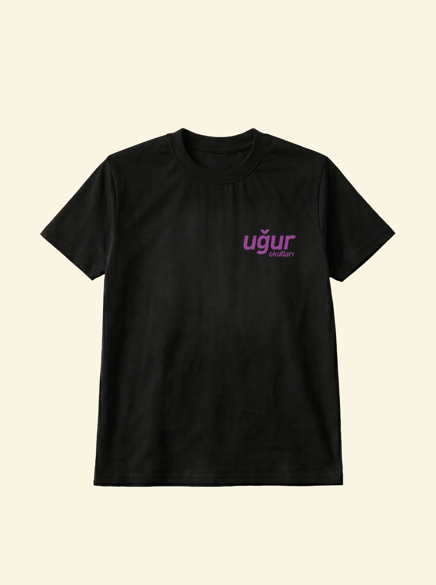 Uğur Okulları Logo Baskılı T-Shirt