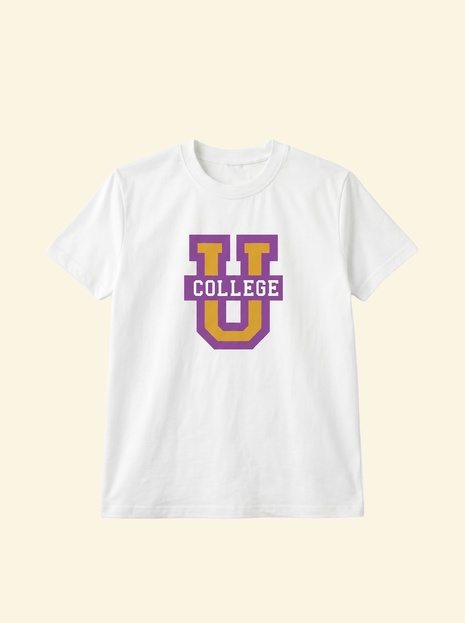 U-College Baskılı T-Shirt