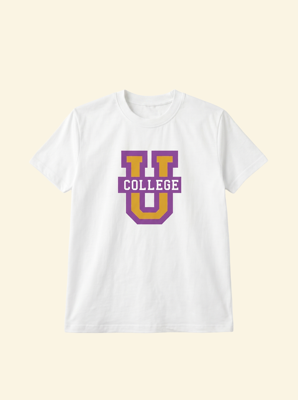 U-College Baskılı T-Shirt