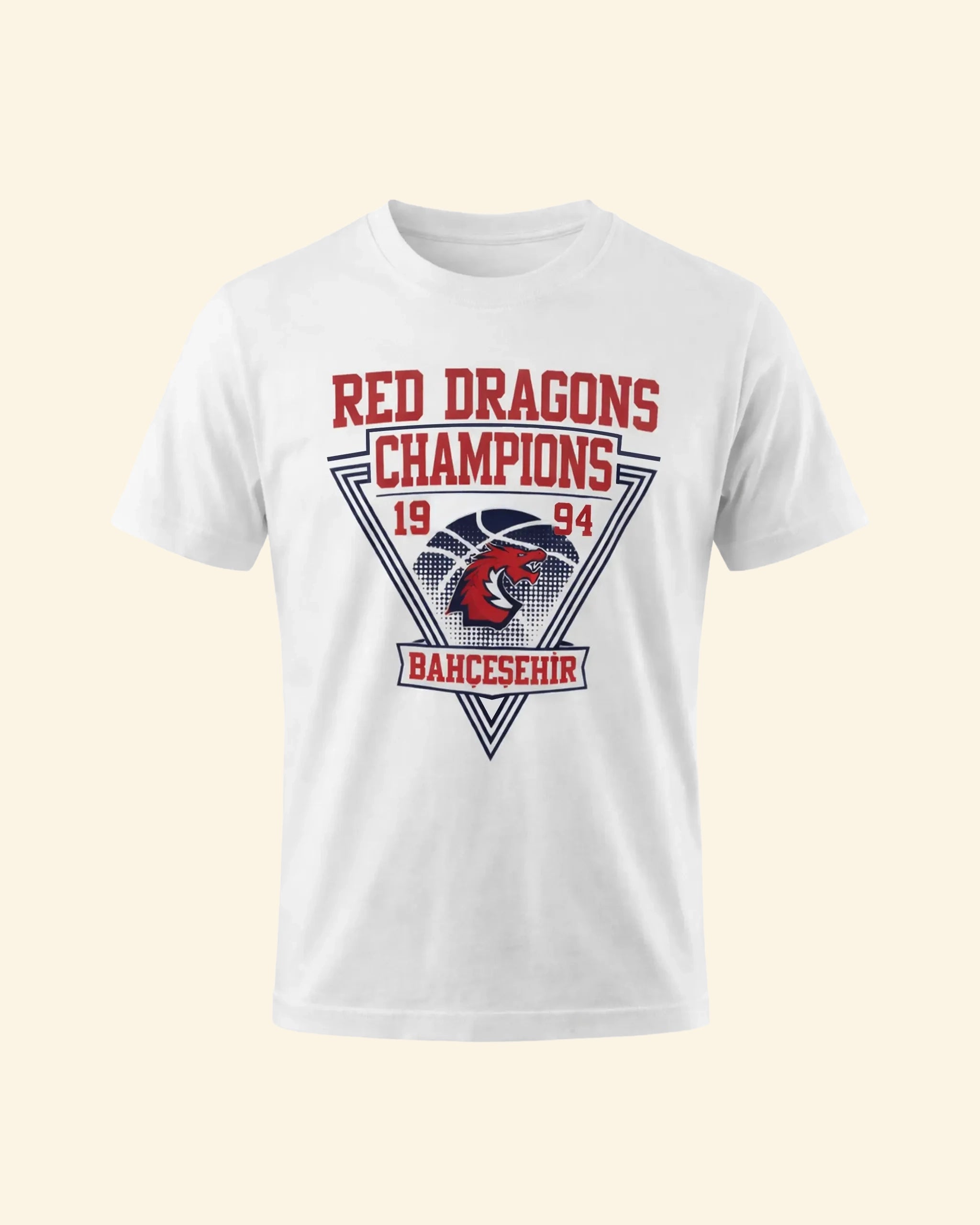 Bahçeşehir Red Dragons Beyaz T-Shirt