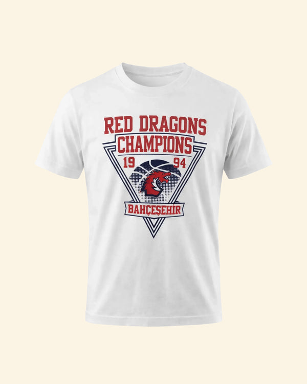 Bahçeşehir Red Dragons Beyaz T-Shirt