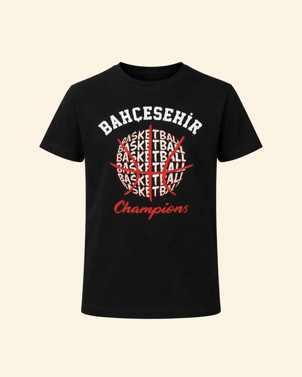 BK Basketball Champion Siyah T-Shirt