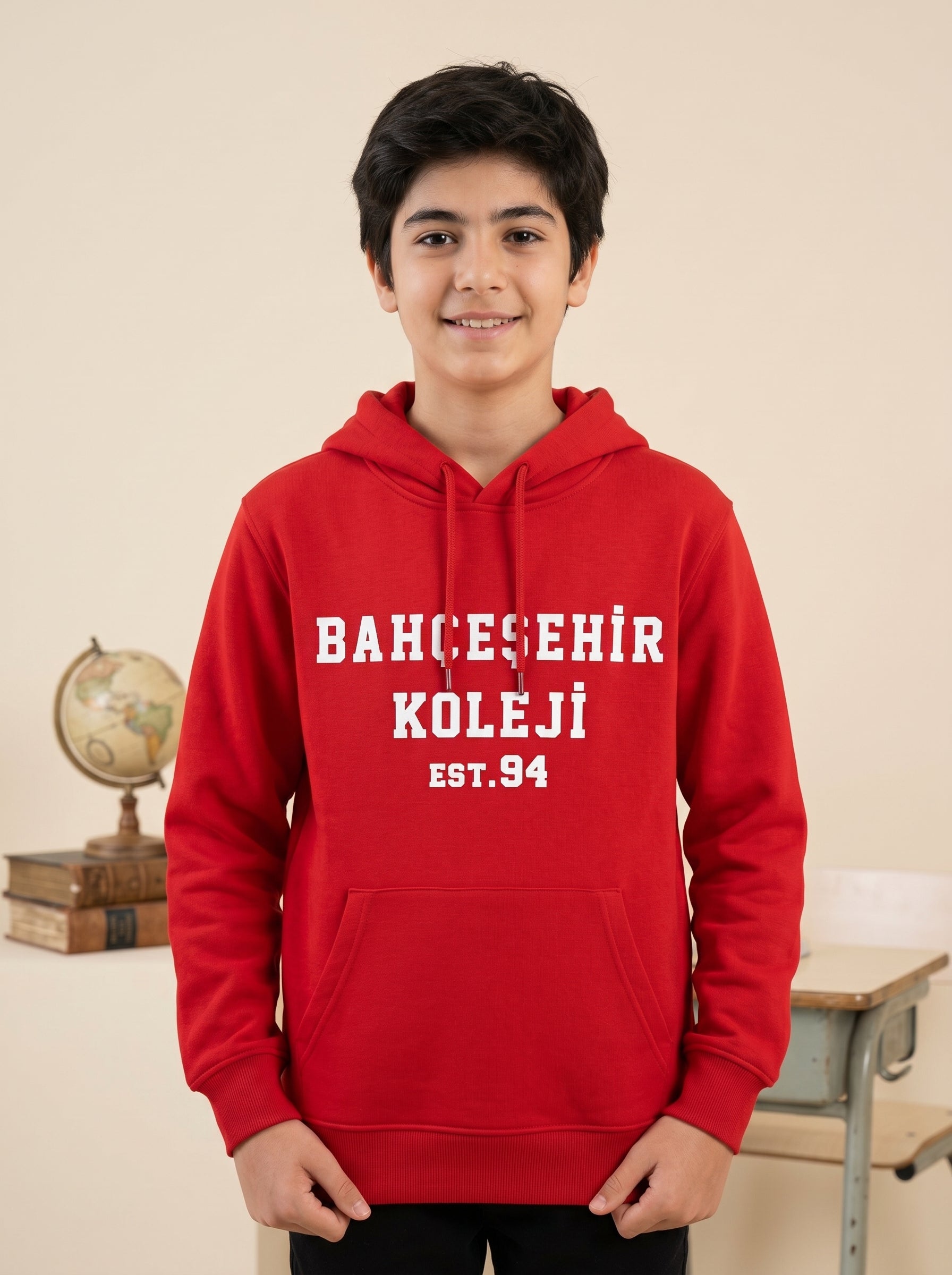 Bahçeşehir Yeni Sezon Koleji EST 94 Kapüşonlu Sweatshirt