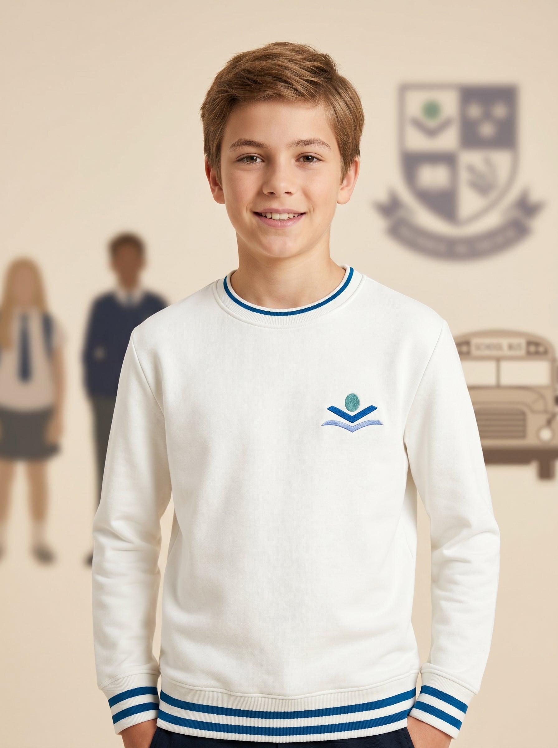 İstek Okulları Logo Baskılı Sweatshirt