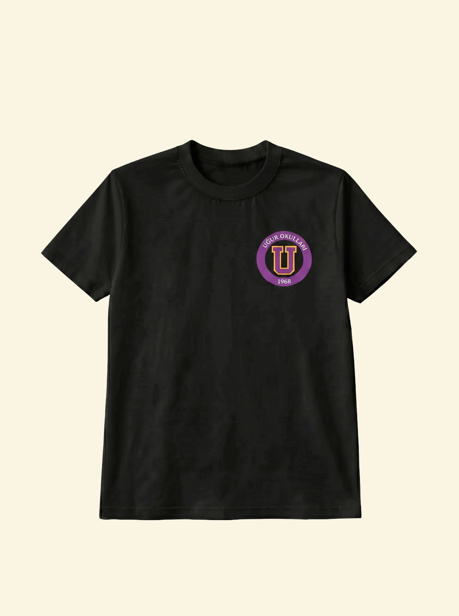 Uğur Okulları 1968 Logo Baskılı T-Shirt
