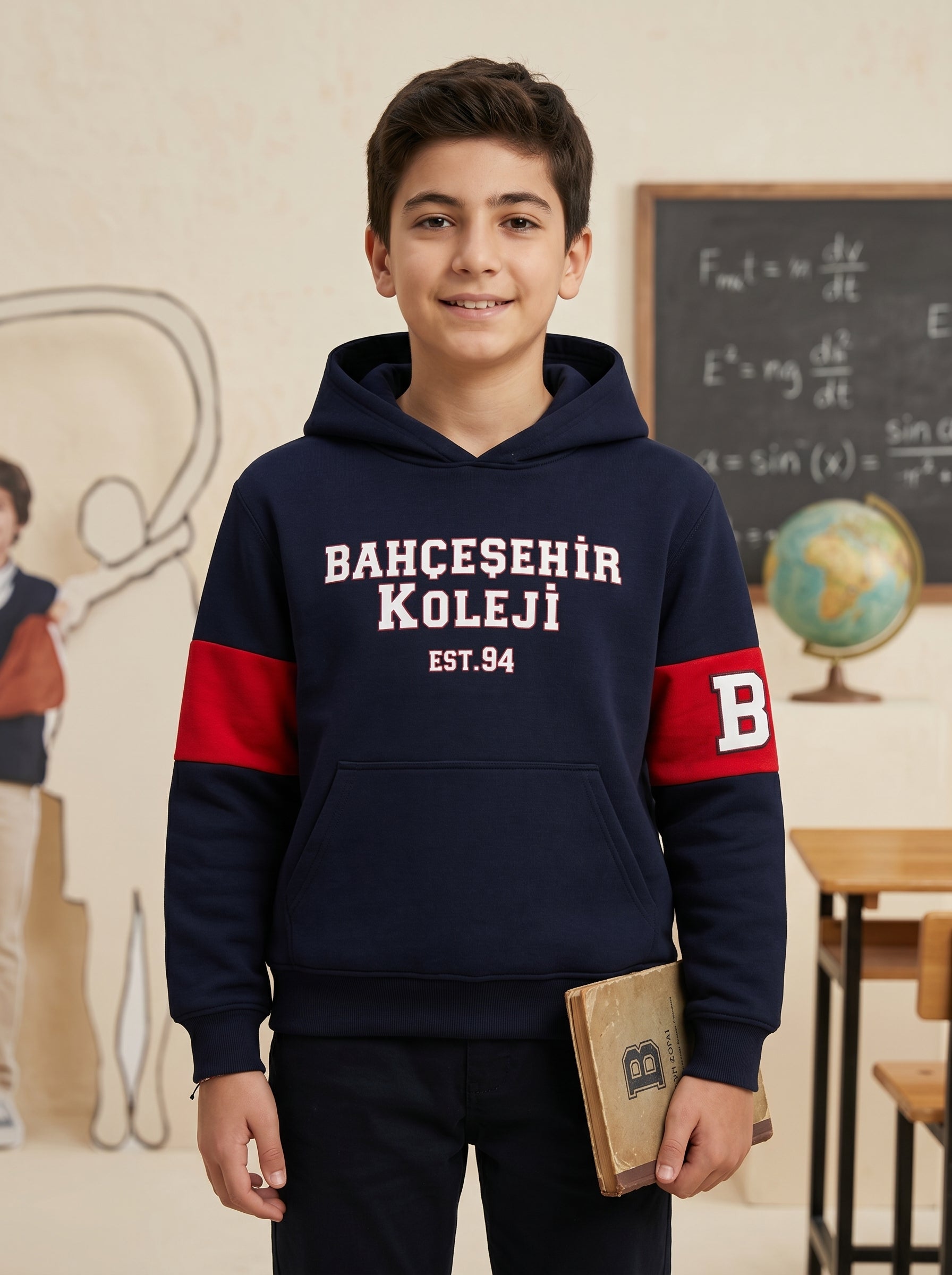 BK Bahçeşehir EST 94 Kapüşonlu Sweatshirt