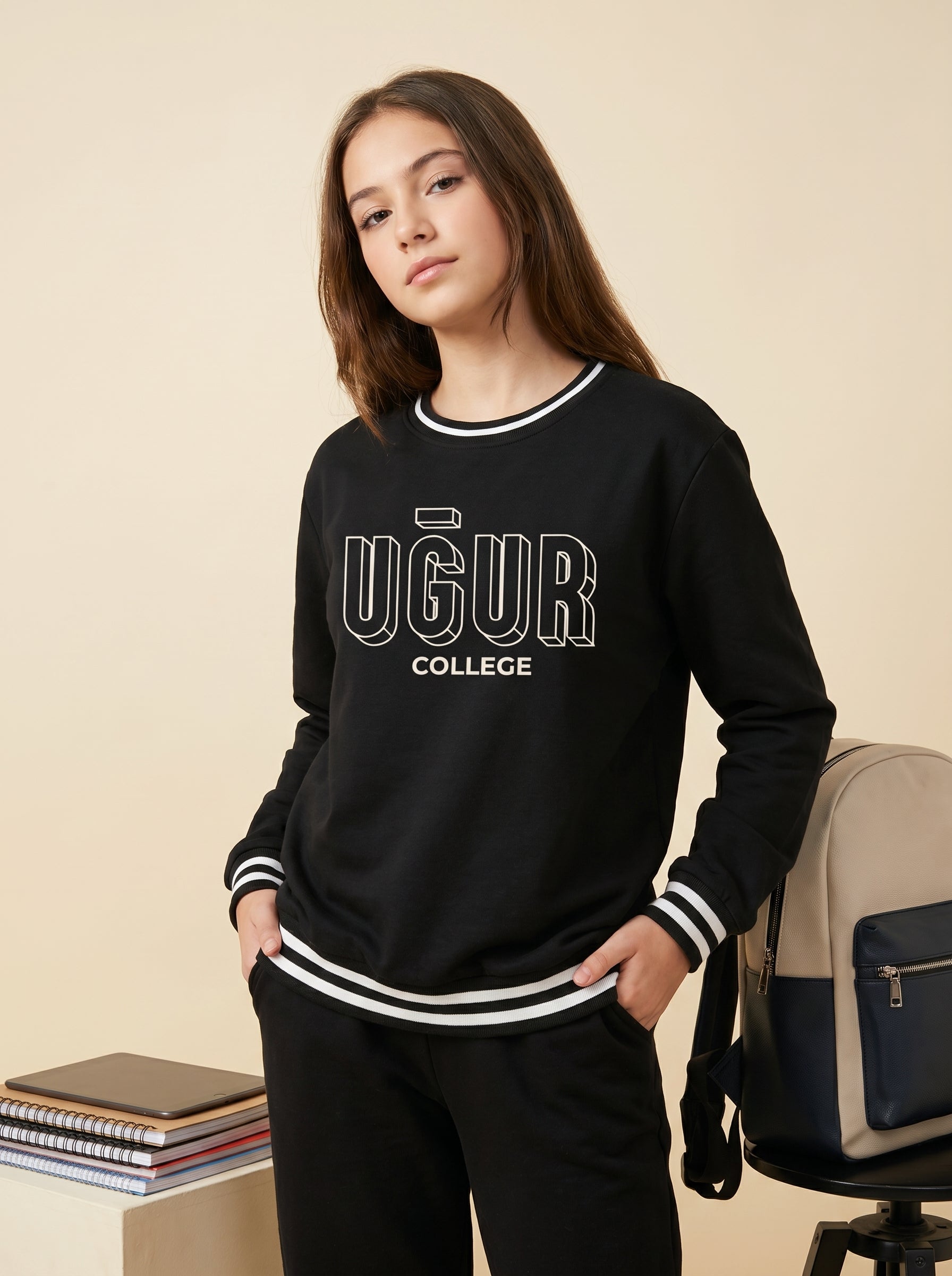 Uğur College Baskılı Sweatshirt