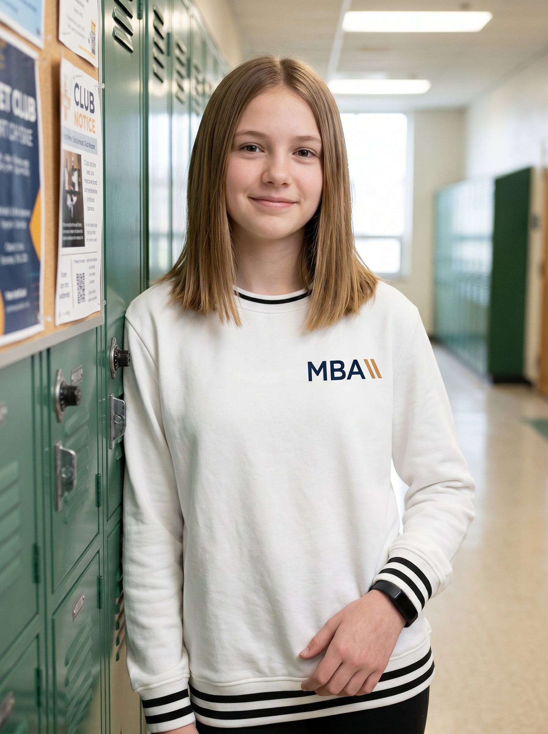 MBA Logo Baskılı Sweatshirt