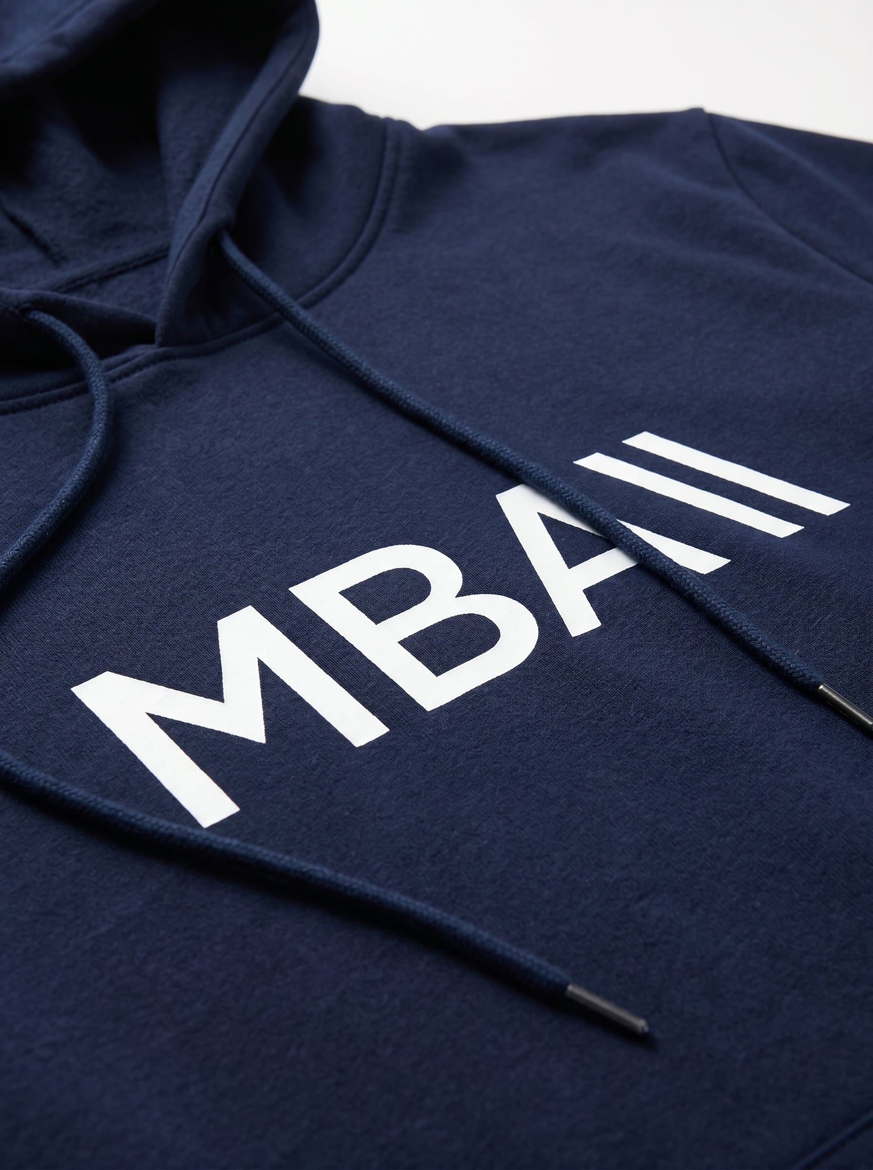 MBA Baskılı Kapüşonlu Sweatshirt