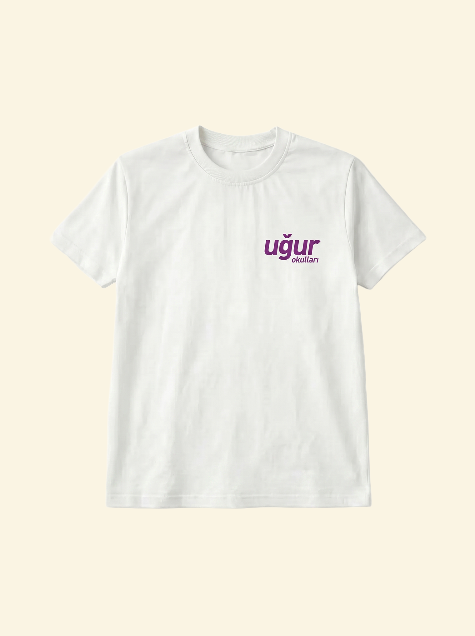 Uğur Okulları Logo Baskılı T-Shirt