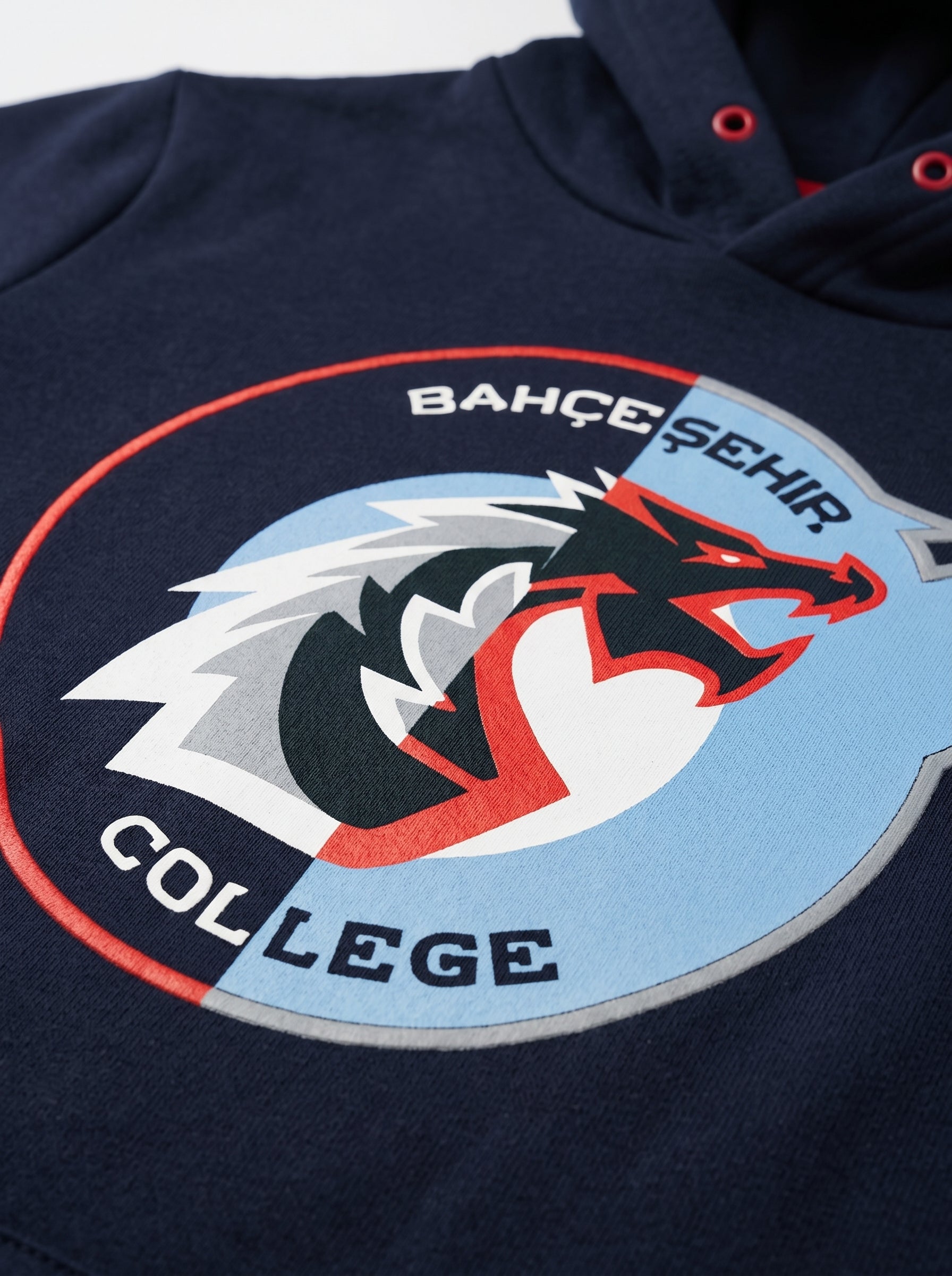 Bahçeşehir Red Dragons Lacivert Kapşonlu Sweatshirt
