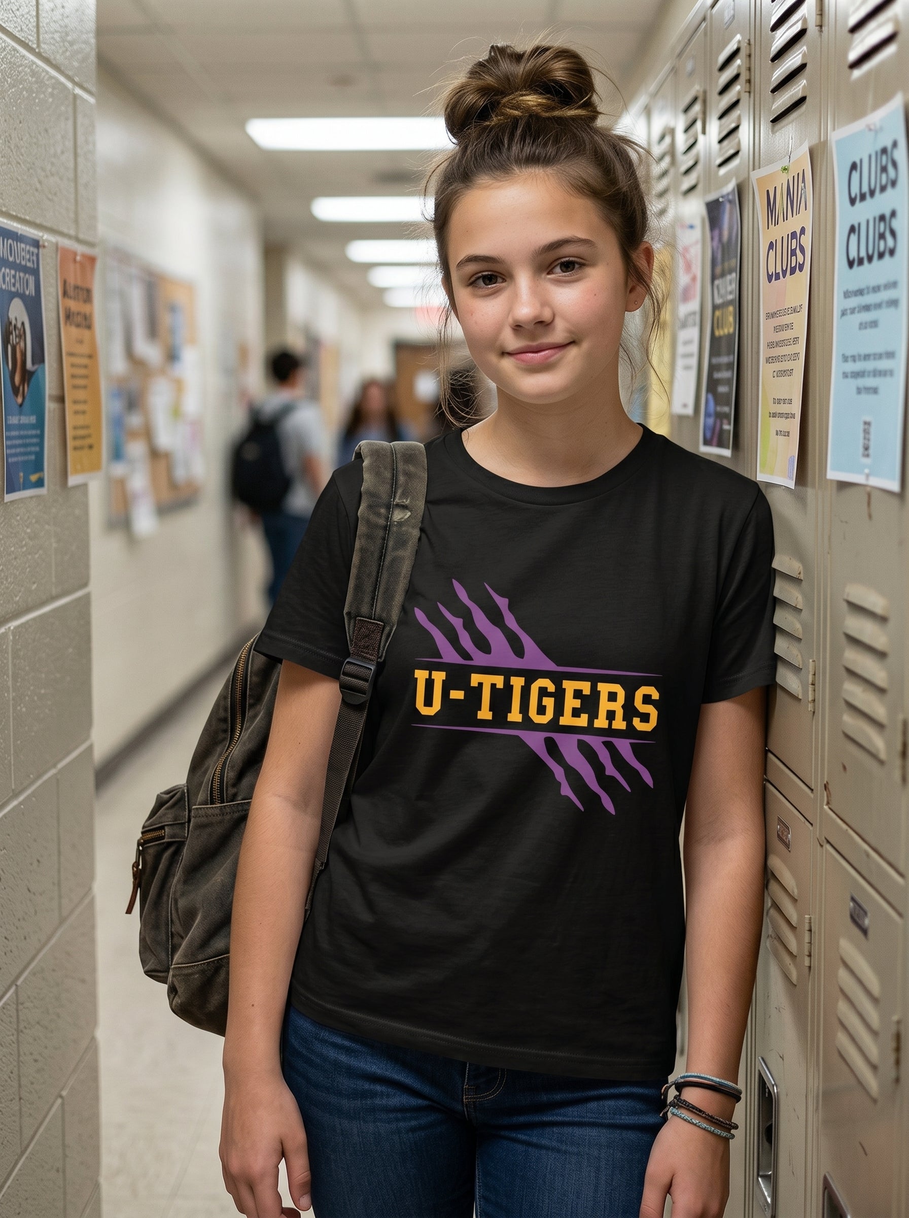 U-Tigers Baskılı T-Shirt