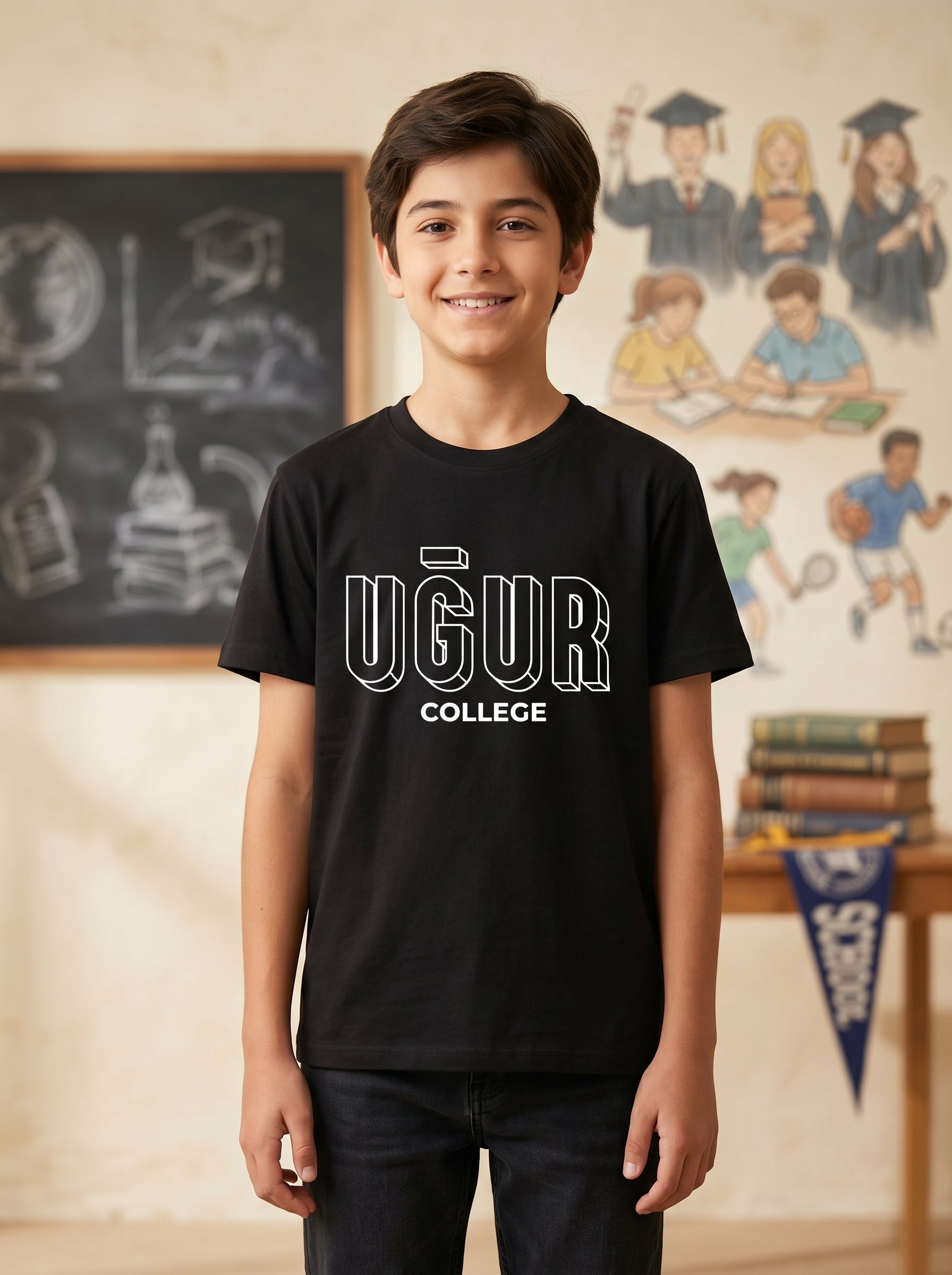 Uğur College Baskılı T-Shirt