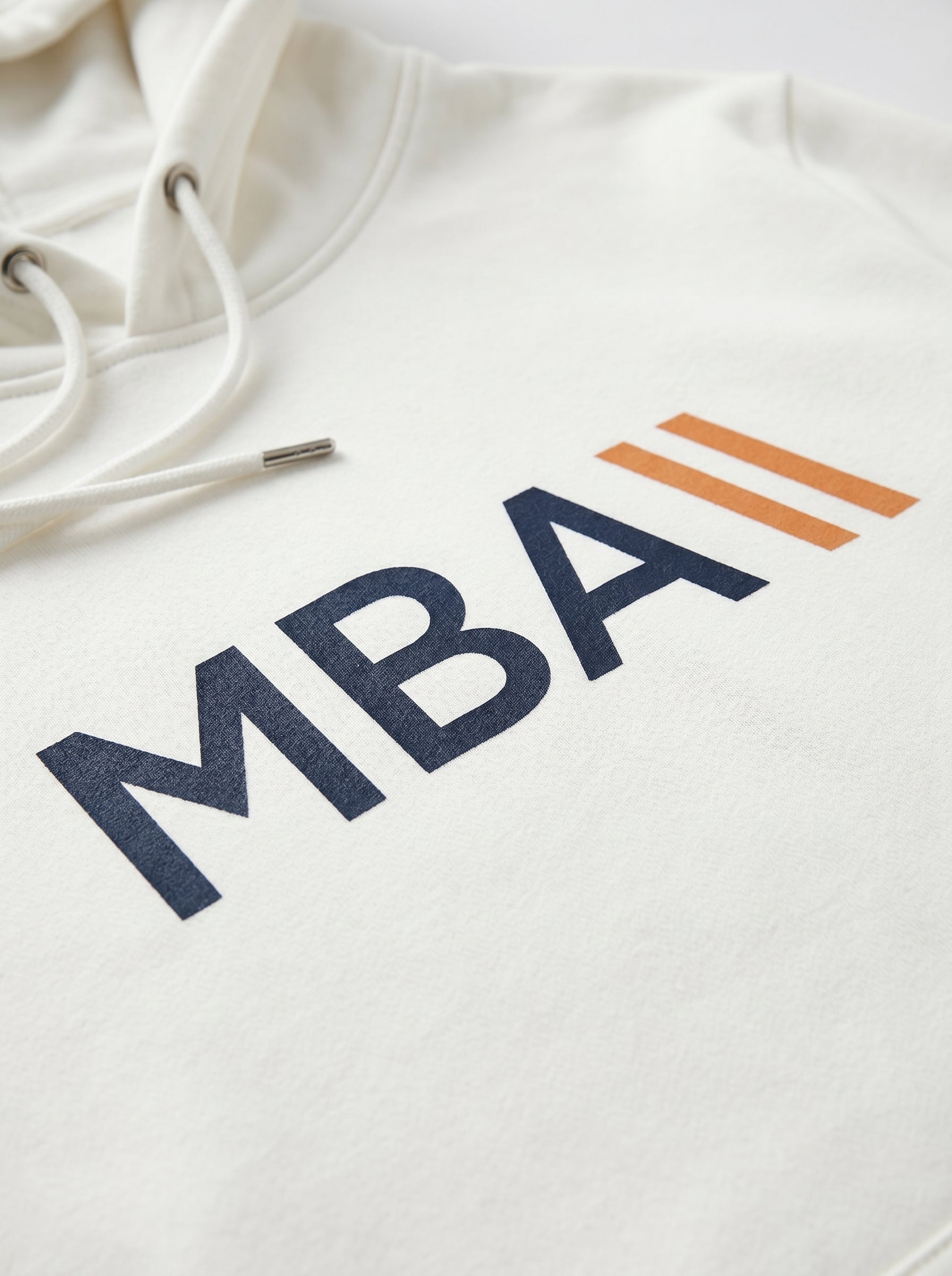 MBA Baskılı Kapüşonlu Sweatshirt