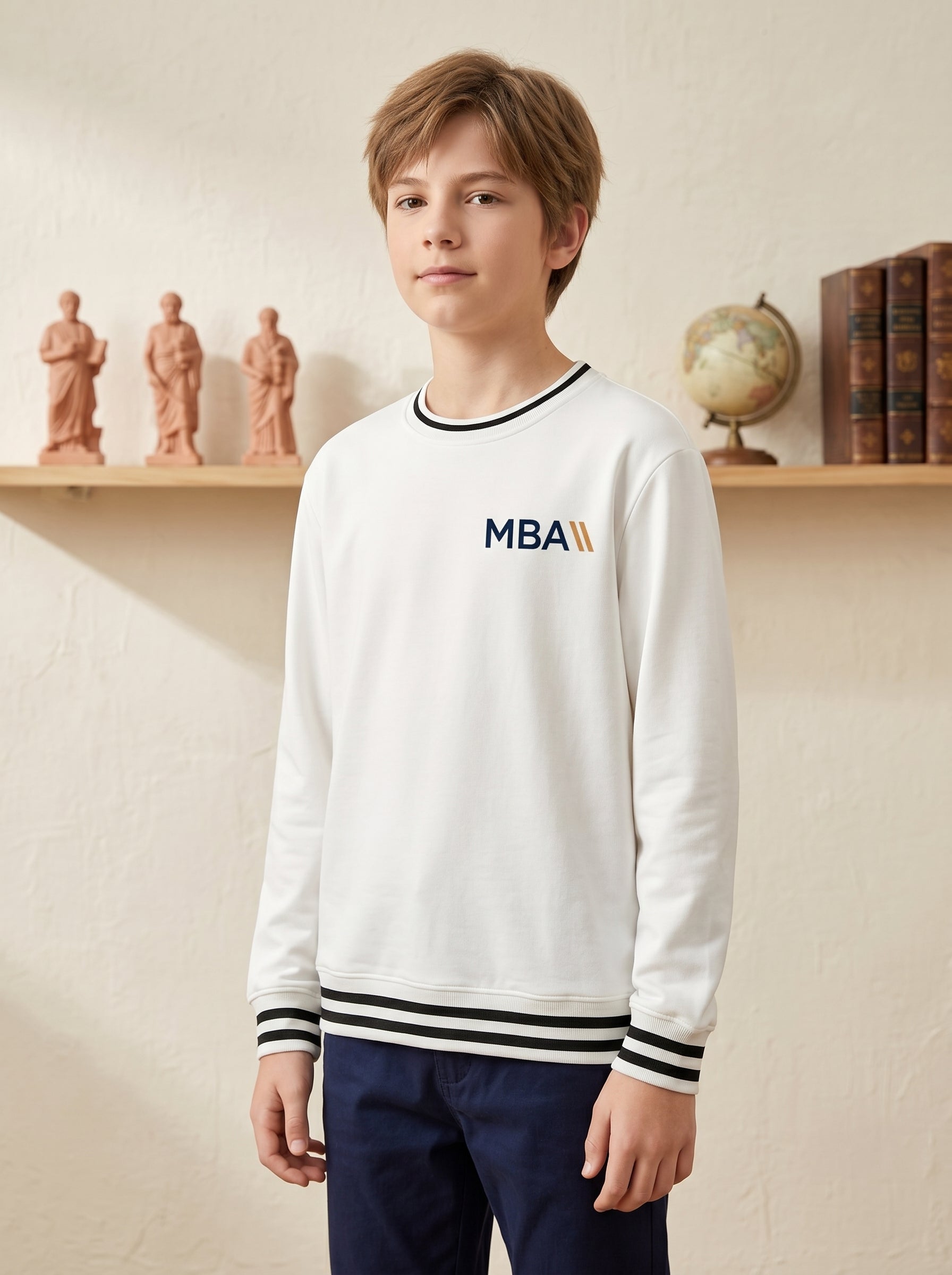 MBA Logo Baskılı Sweatshirt