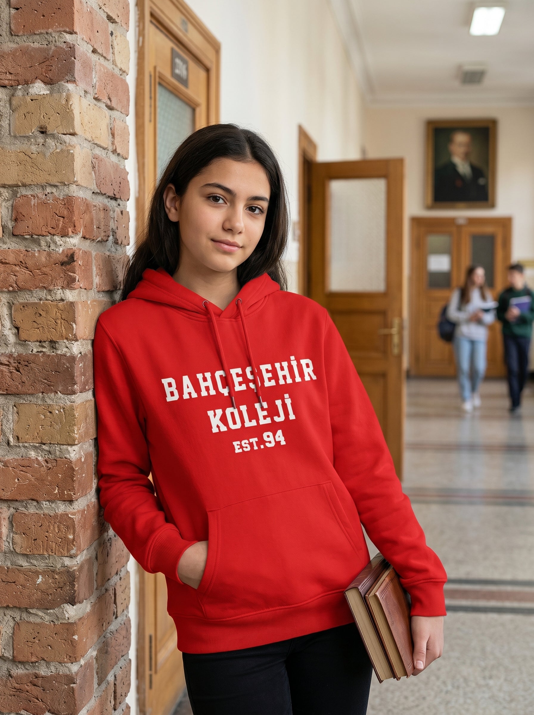 Bahçeşehir Yeni Sezon Koleji EST 94 Kapüşonlu Sweatshirt
