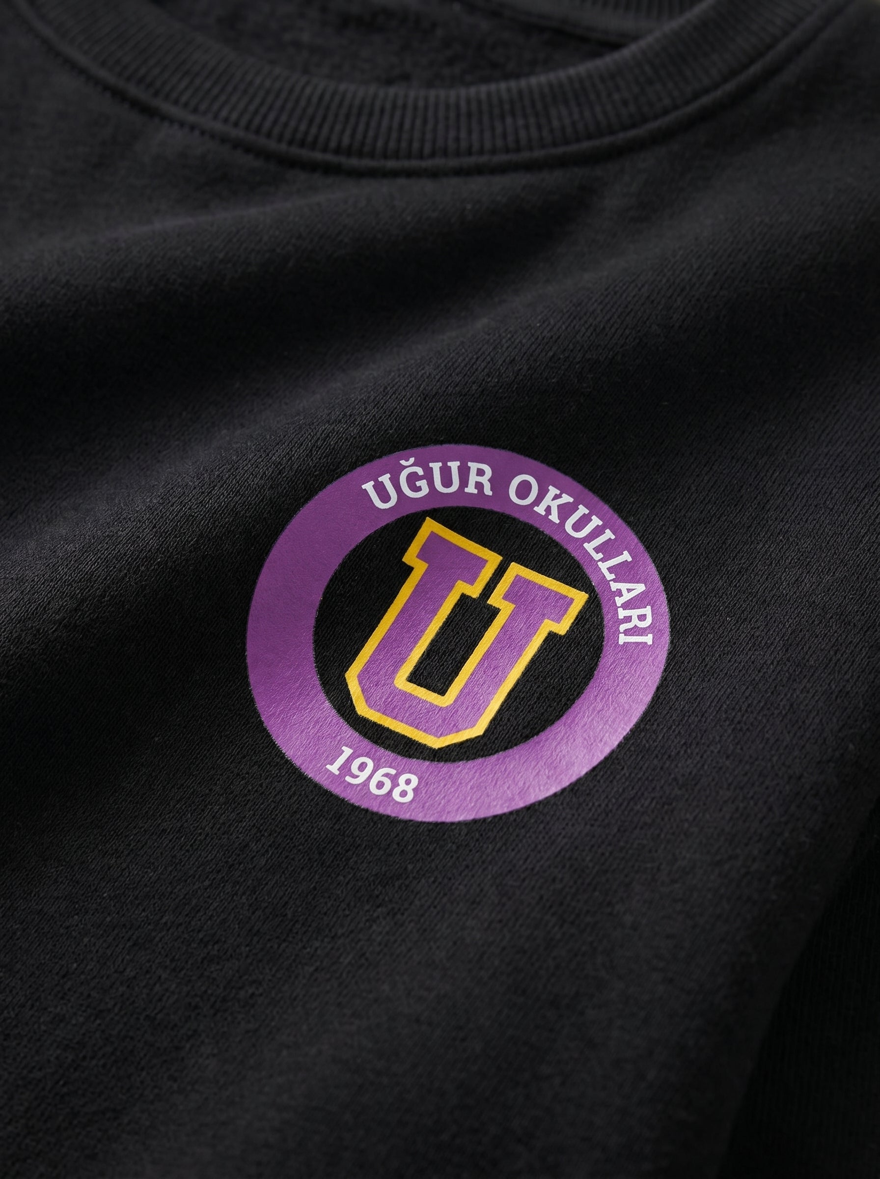 Uğur Okulları 1968 Logo Baskılı Sweatshirt