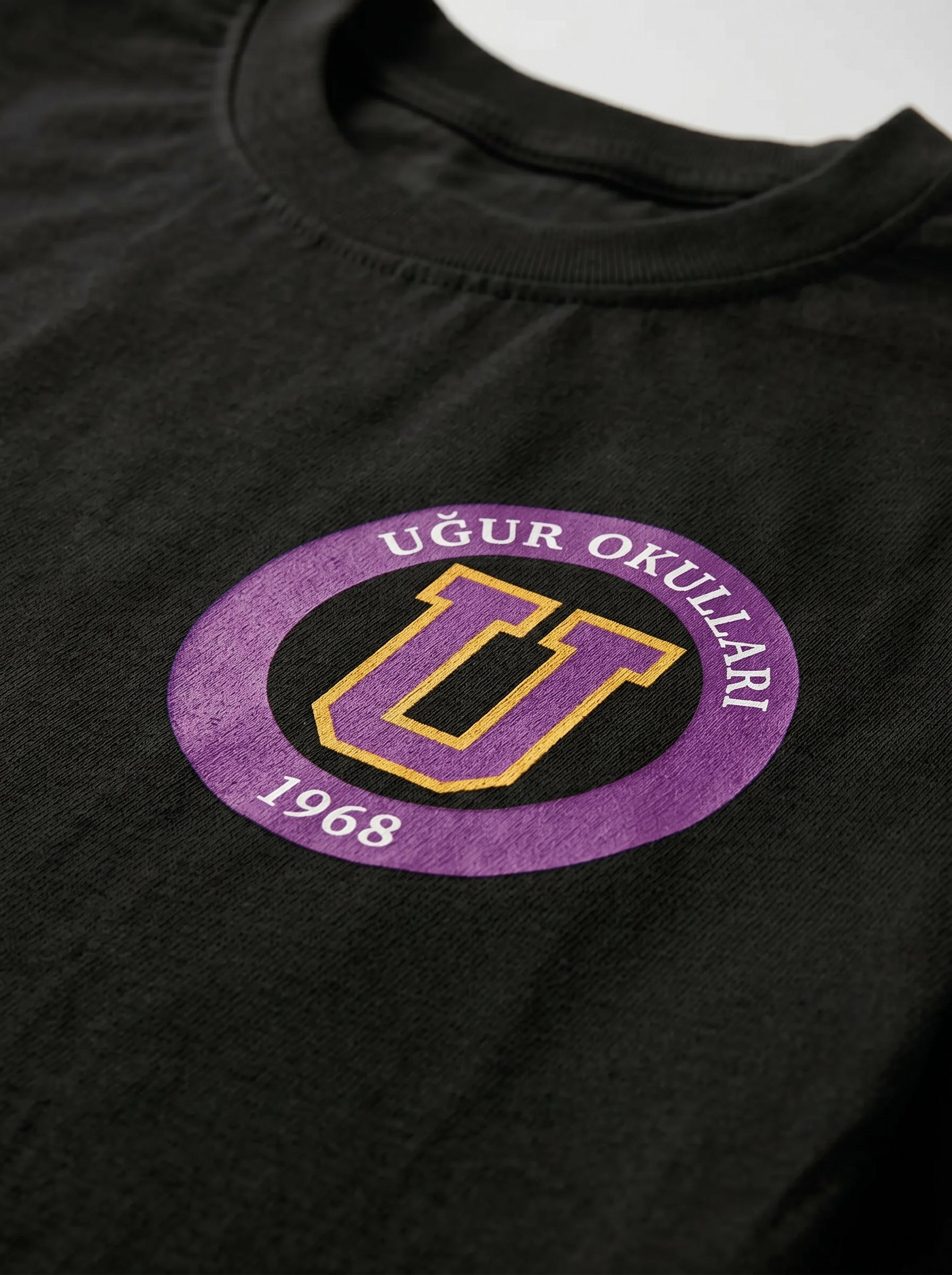 Uğur Okulları 1968 Logo Baskılı T-Shirt