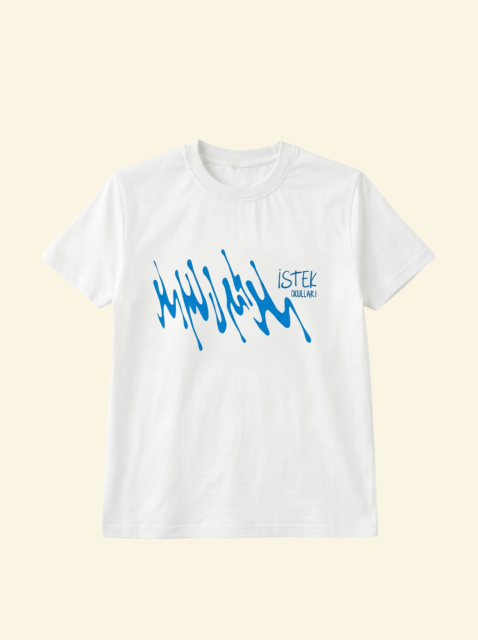 İstek Okulları Logo Baskılı Desenli T-Shirt