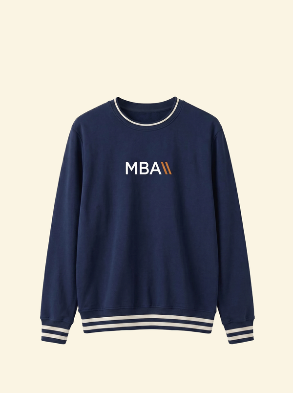 MBA Logo Baskılı Sweatshirt