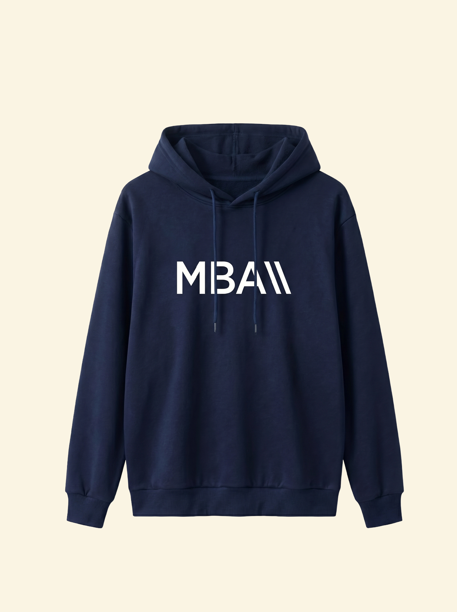 MBA Baskılı Kapüşonlu Sweatshirt