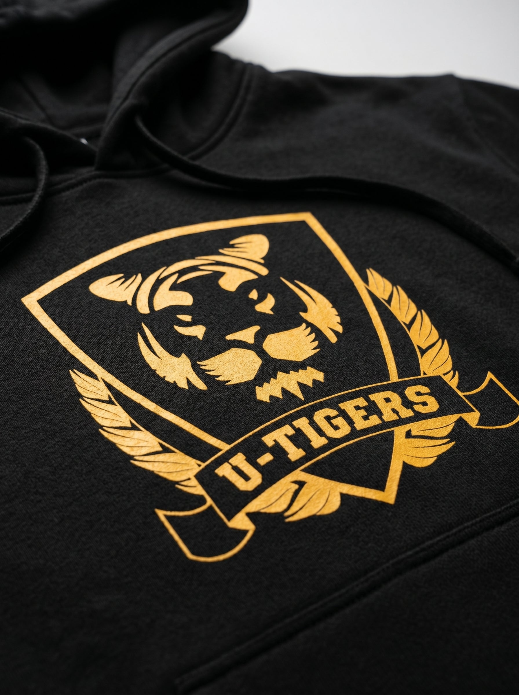 Tigers Club Logo Baskılı Kapüşonlu Sweatshirt