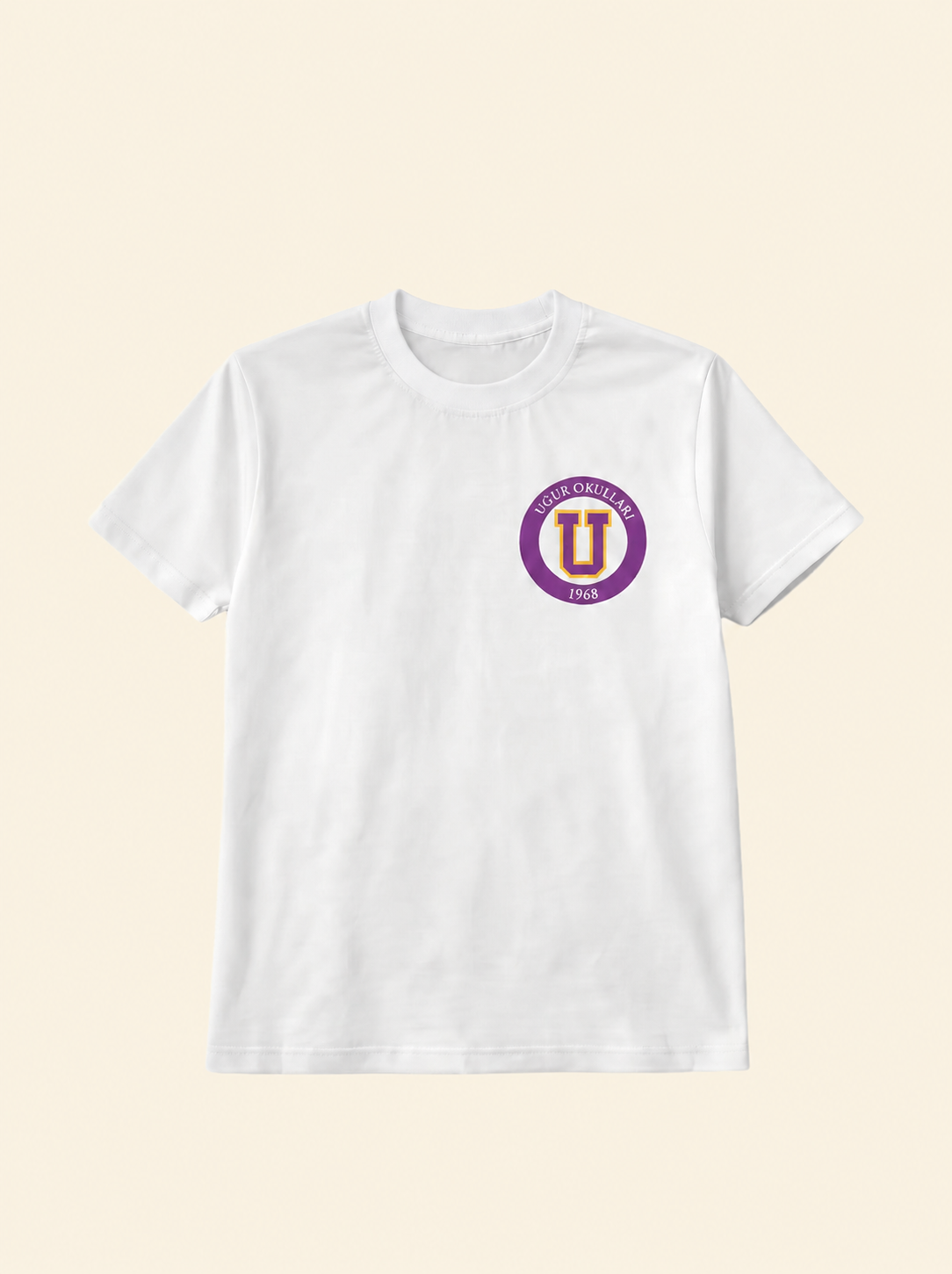 Uğur Okulları 1968 Logo Baskılı T-Shirt